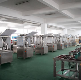 膠囊填充機車間